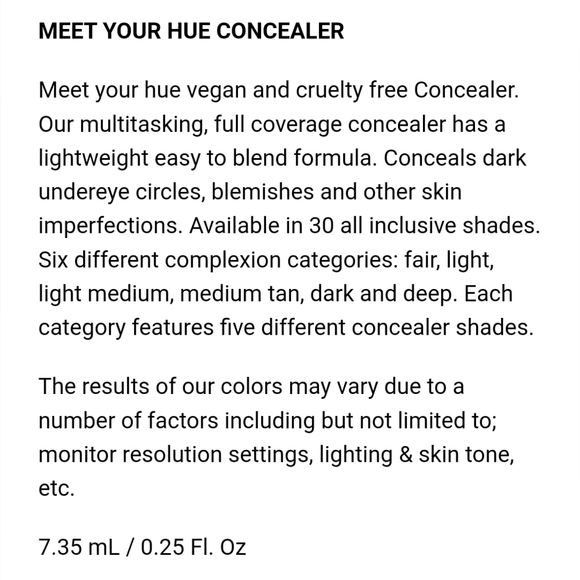 Dose Of Colors Meet Your Hue Concealer | Fair & Light Shades | Brand New in Box - Picture 8 of 12